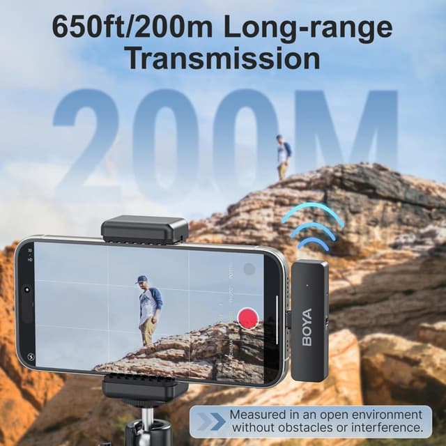 Thumbnail 2 de Boya BY-V4D Micrófonos 4 canales 2.4 GHz 200 m 🔊