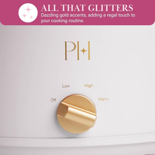 Thumbnail 5 de Paris Hilton 6-Quart Manual Slow Cooker ๐ฒ