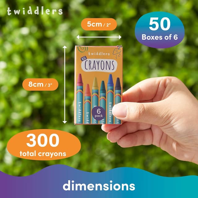 Thumbnail 2 de THE TWIDDLERS 300 Pastelli a cera per bambini 🎨