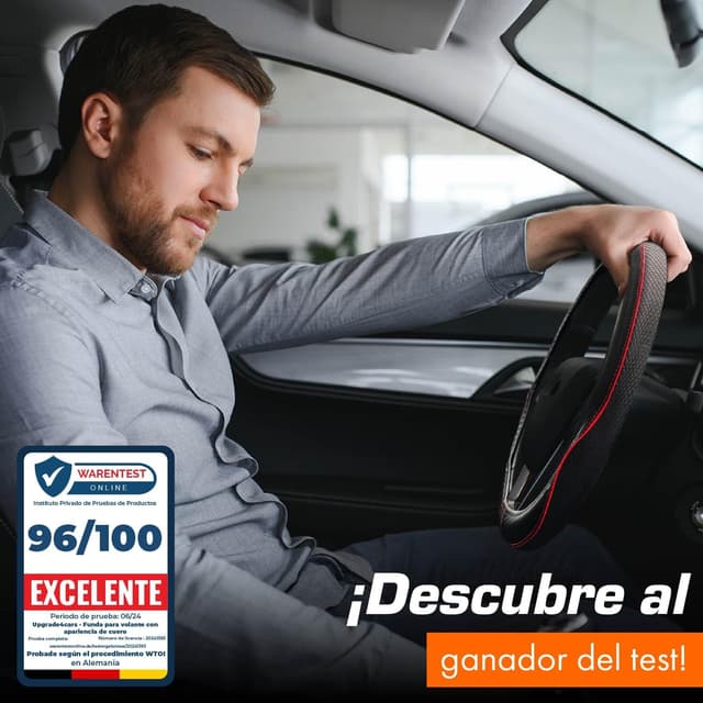 Thumbnail 4 de Upgrade4cars Funda Volante Forma D 37-38 cm