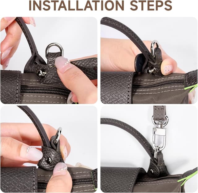 Detalle de Gastinsave Handtaschengurte Ersatz aus Leder für Crossbody & Schultertasche (verstellbar)