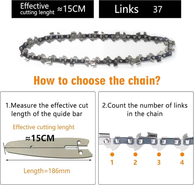 Thumbnail 5 de Catene motosega 6" 4 pezzi 🪚