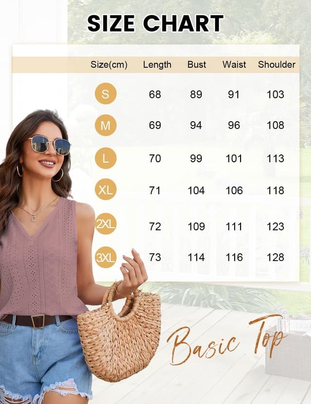 Thumbnail 5 de DUOEASE Tank Top Damen V-Ausschnitt S–3XL