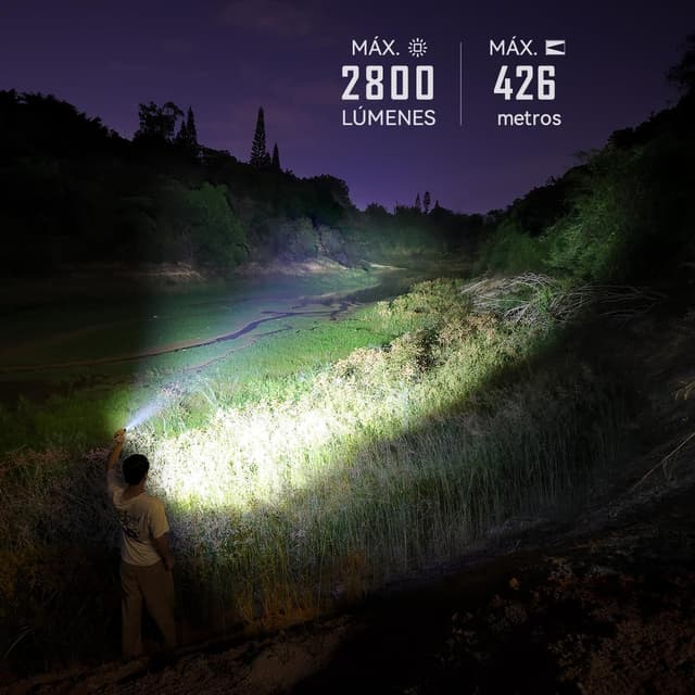 Detalle 2 de IMALENT GR35 Linterna LED de mano 2800 lúmenes