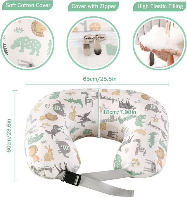 Detalle de JOVELL Stillkissen mit 65 × 60 cm