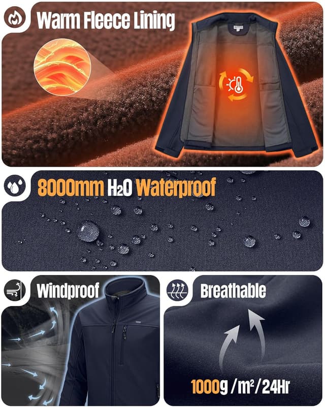 Thumbnail 2 de 33,000ft Mens Waterproof Jacket 8000mm