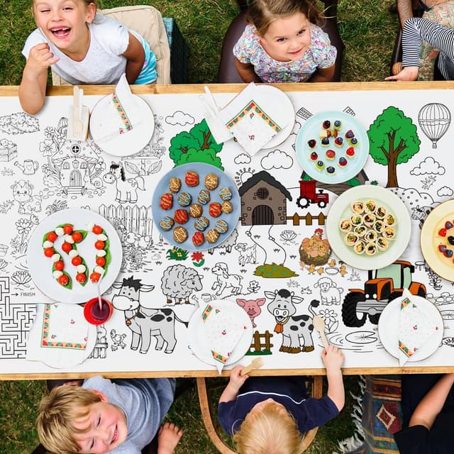 Thumbnail 6 de AYESY Weide Mal Tischdecke 183 x 76 cm