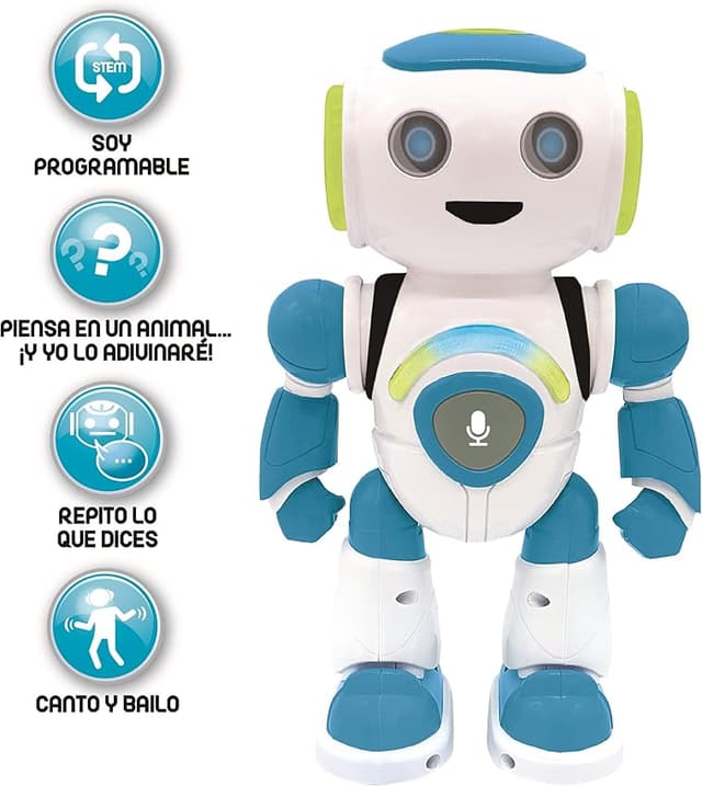 Detalle 2 de LEXIBOOK Powerman Jr. Robot interactivo programable 🤖