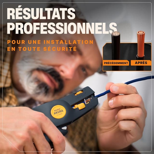 Thumbnail 4 de BAURIX Pince AKURA dénudage 0,5–6 mm²