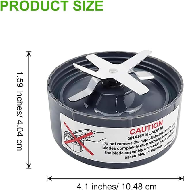 Detalle de NutriBullet Replacement Extractor Blade Grey