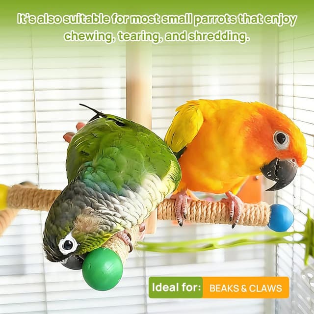 Detalle 2 de Parrot Toys for caged birds 1x GingerUPer