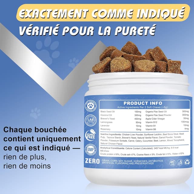 Detalle 2 de Bailey & Buddies Anti Puces 300g