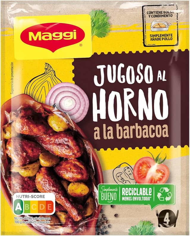 Thumbnail 3 de MAGGI Jugoso al Horno a la Barbacoa 🍖 Pack 16 x 30g