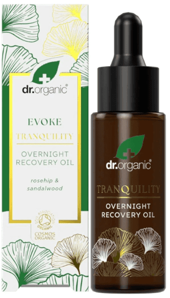 Detalle de Dr.Organic Evoke Tranquility Aceite reparador noche 30 ml