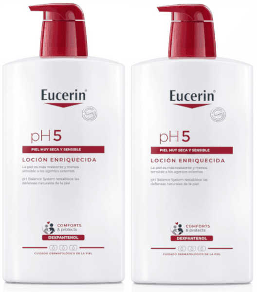 Imagen de Eucerin pH5 Loción Hidratante 2x1 Litre uso cuerpo en OfertitasTOP