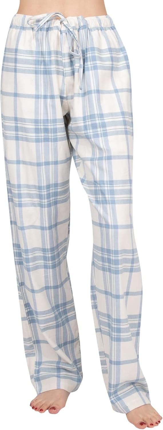 Detalle de JTPW Damen Pyjama- oder Lounge-Bottoms aus 100% Baumwollflanell mit Taschen