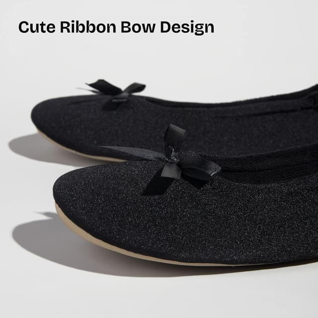 Detalle de EverFoams Memory Foam ballerina slippers