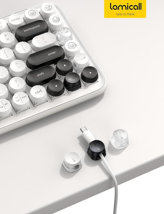 Thumbnail 6 de Lamicall Spring Cable Holder Clips 8mm