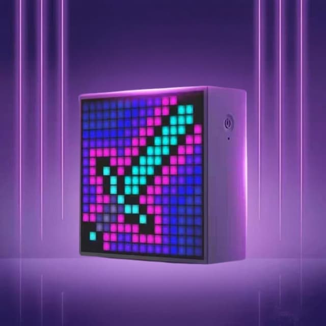 Detalle 2 de Divoom Timebox EVO Pixel Art Altavoz Bluetooth LED portátil 🔊