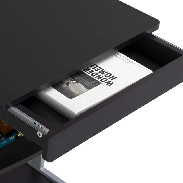 Thumbnail 3 de Yaheetech mesa ordenador con ruedas 79,5x56x51 cm