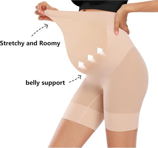 Thumbnail 5 de Peauty Baby Bump Maternity Shapewear High Waisted Mid-Thigh