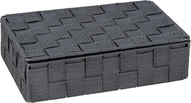 Detalle 2 de WENKO Cesta baño Adria con tapa y compartimentos