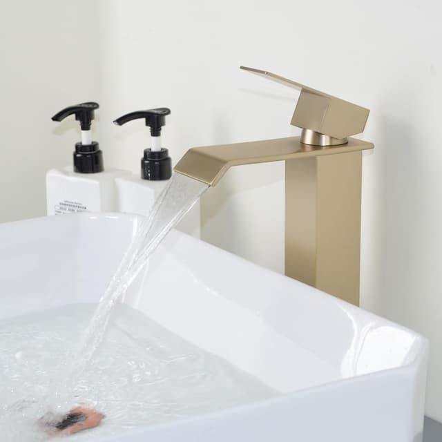 Thumbnail 6 de PHASAT Wasserhahn 205 mm Wasserfall-Mischbatterie