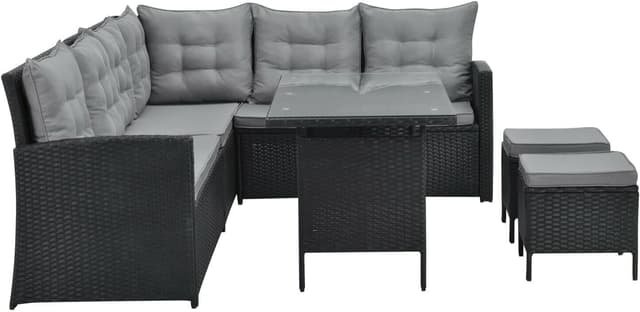 Detalle 2 de Evre Monroe outdoor dining set 8 seats
