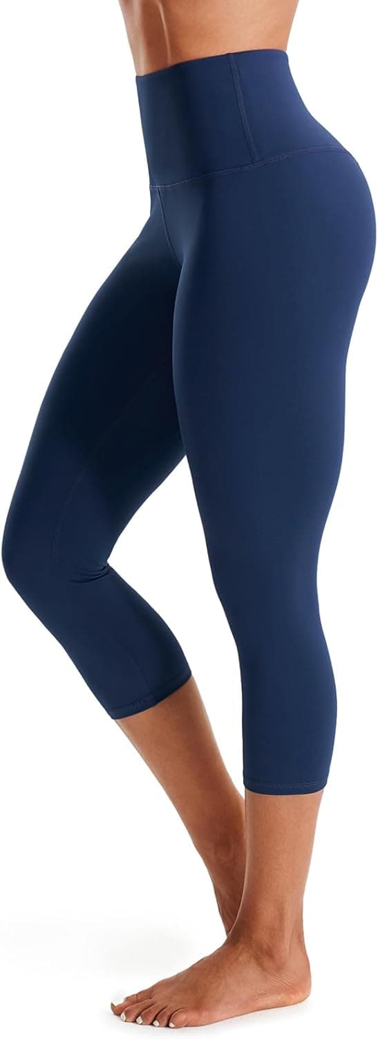 Detalle de PERSIT Women’s Gym Leggings with Tummy Control (High Waisted, Moisture-Wicking) – 25/28 Inches