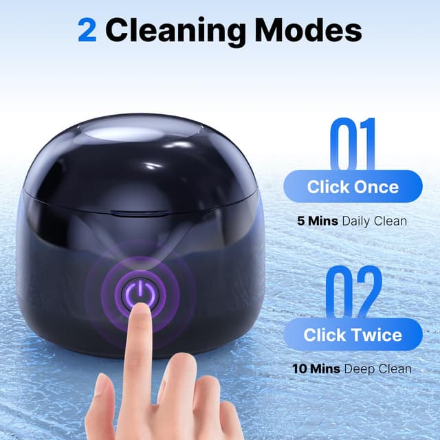 Thumbnail 4 de CXRUY Ultrasonic Retainer Cleaner for Dentures