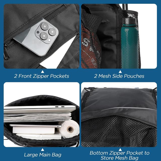 Thumbnail 2 de Cozary Mochila de Cuerdas con Red Extraíble