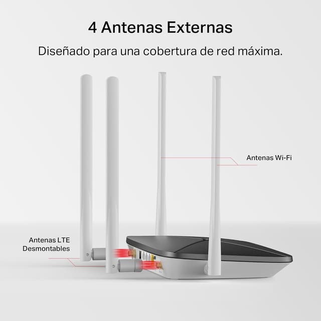 Thumbnail 5 de Mercusys MB135-4G router 4G LTE Cat4 64 dispositivos