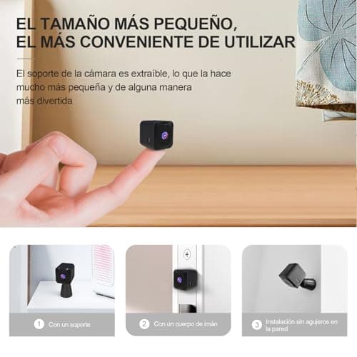 Detalle 2 de AOBOCAM Q18 cámara espía 4K mini WiFi