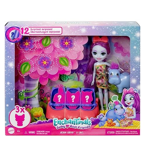 Thumbnail 5 de Mattel HNW97 Enchantimals Hedda Hippo y su hipopótamo 🦛