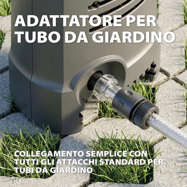 Detalle 2 de WAGNER AQUASTORM COMPACT idropulitrice compatta mobile, Quick-Connect e tubo alta pressione da 3 m