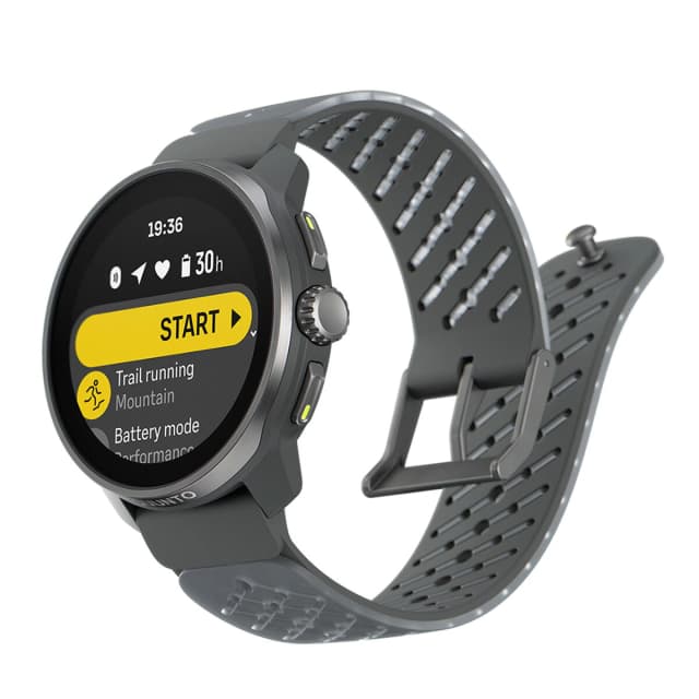 Detalle de Suunto Race S Titanium: reloj deportivo con AMOLED y mapas sin conexión (reacondicionado A estrenar)