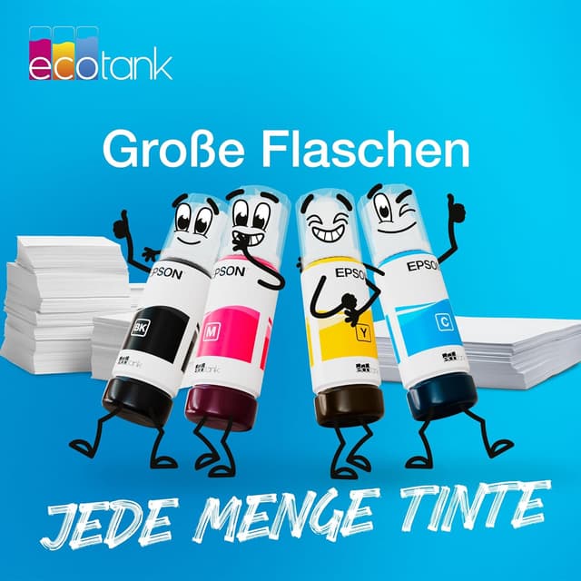 Thumbnail 2 de Epson EcoTank 104 Original Tinte in Flaschen Vier Farben