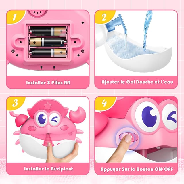 Thumbnail 4 de iKidiki Machine à bulles bain 230 ml