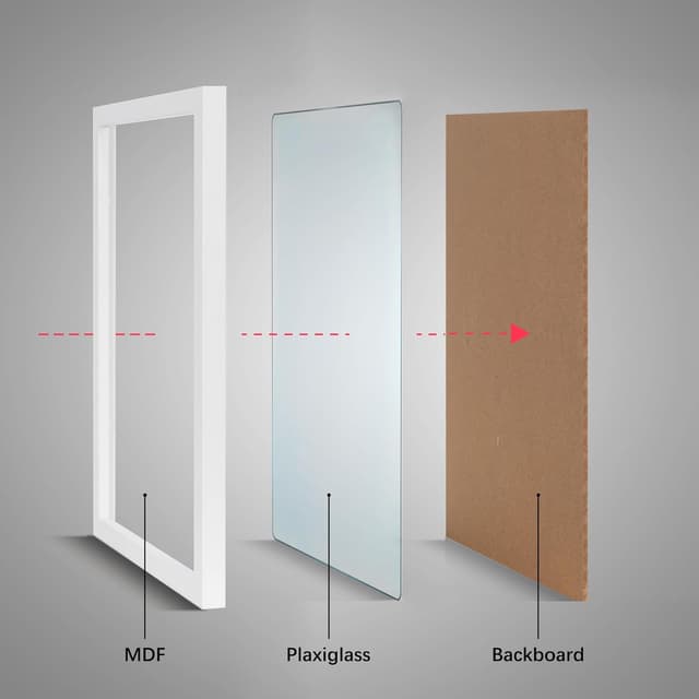 Detalle de KAIWIN 2er Set Bilderrahmen 40x60 cm