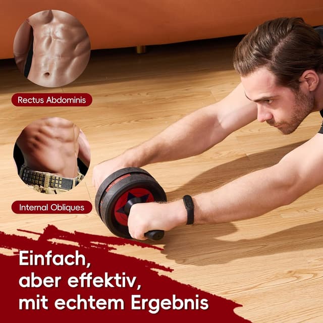 Thumbnail 2 de EnterSports Bauchroller Bauchmuskeltrainer 272 kg Tragfähigkeit