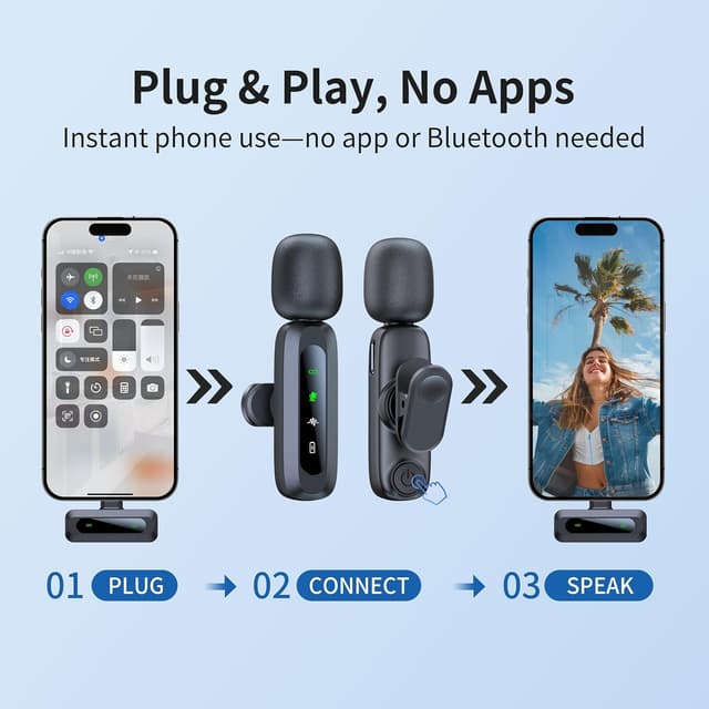 Detalle 2 de UEWPV Mikrofon fürs iPhone mit 20 m