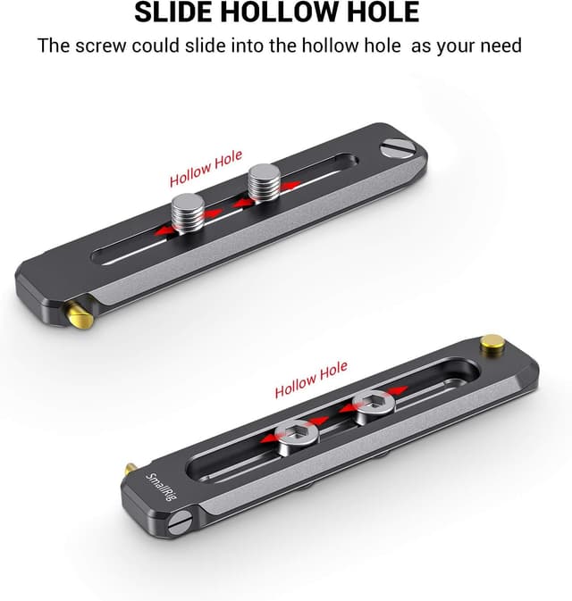 Detalle de SMALLRIG NATO Rail à profil bas 90 mm BUN2484B