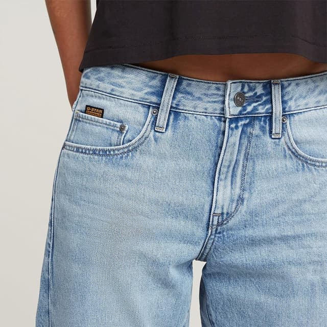 Detalle de G-Star RAW Damen Kate Boyfriend Jeans – Low Waist mit Relaxed Fit im Hüft- und Oberschenkelbereich