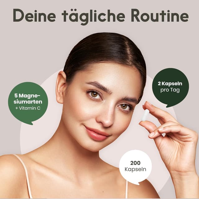 Detalle de Magnesium Komplex hochdosiert 400 mg täglich