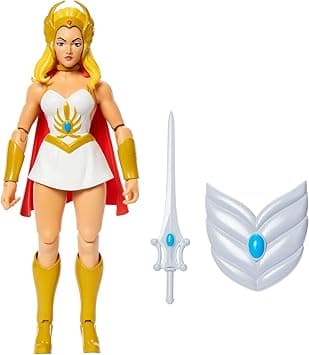 Detalle de Masters of the Universe Origins She-Ra 🗡️ Figura de 14cm, Heroína de los 80