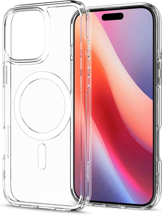 Detalle 2 de Spigen Ultra Hybrid MagFit for iPhone 16 Pro Max Clear case