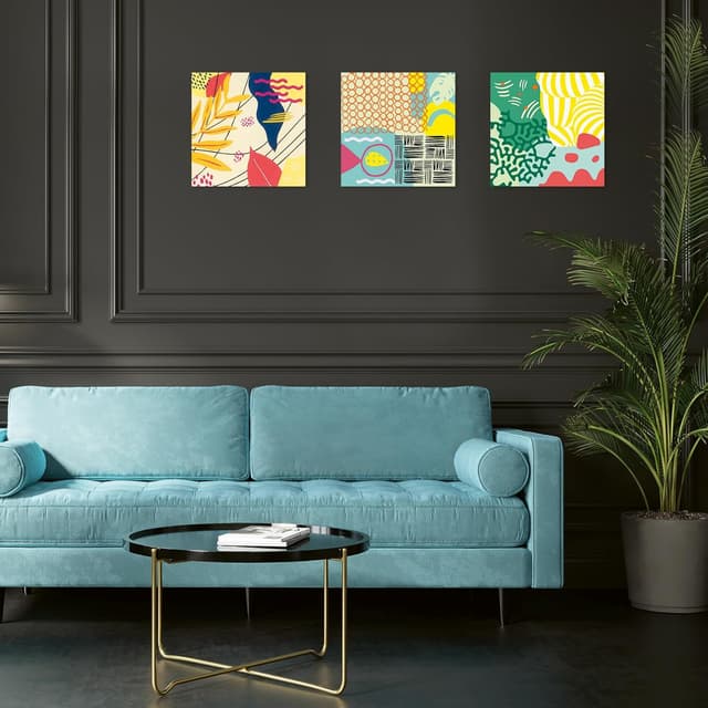 Detalle 2 de Ravensburger CreArt 23639 „Ausgefallene Formen“ – Malen nach Zahlen für Erwachsene als DIY-Set