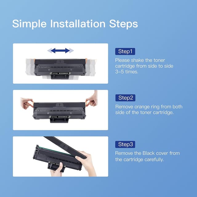 Detalle 2 de GPC IMAGE MLT-D101S kompatibler Toner (schwarz) für Samsung – 2er-Pack