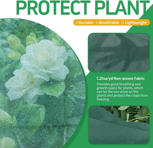Thumbnail 2 de GUKULIVEL Garden Fleece 3x10m for Frost Protection 🌱