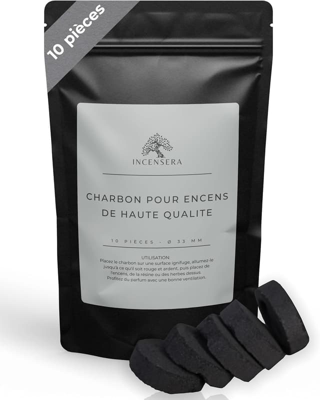 Imagen de Incensera Lot de 10 comprimés Charbon pour encens en OfertitasTOP